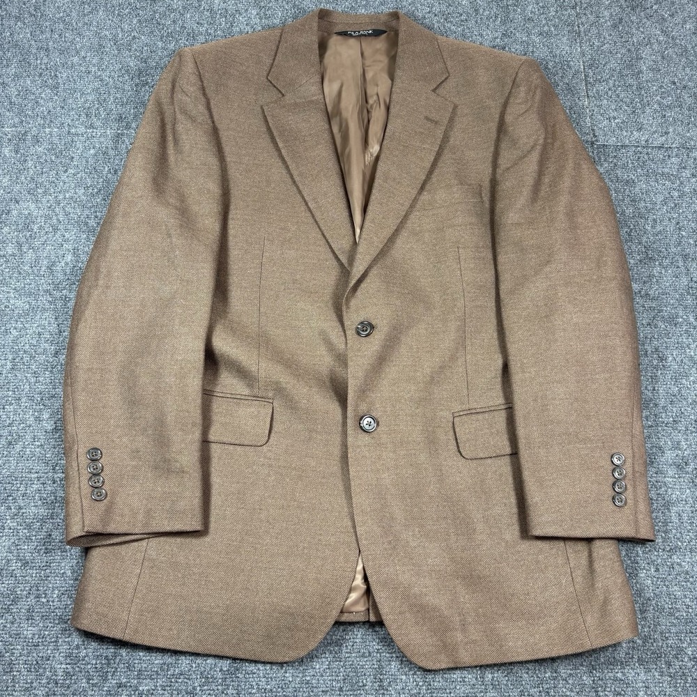 Jos. A. Bank Blazer Mens 40R Wool Bamboo Blend Brown Suit Jacket Sport Coat